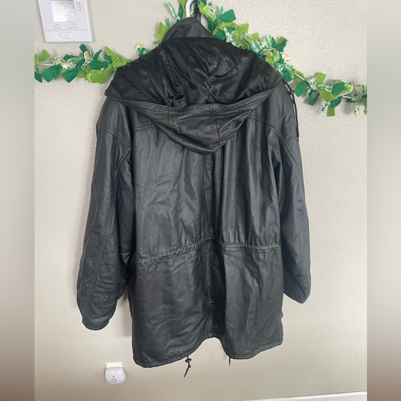 Vintage Wilson Leather Trench Coat - Picture 3 of 4